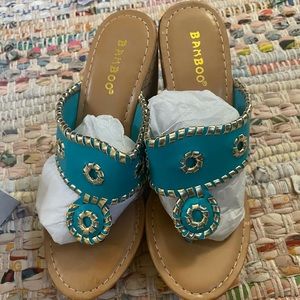 Size 5.5 woman’s turquoise New Never Worn